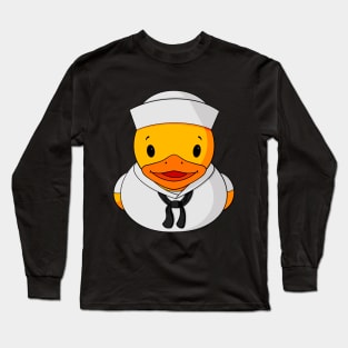 Navy Sailor Rubber Duck Long Sleeve T-Shirt